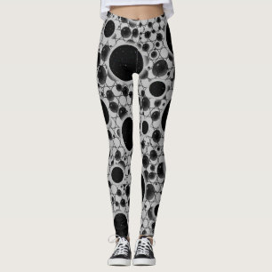 Space Bubble Spots - Zilver Leggings
