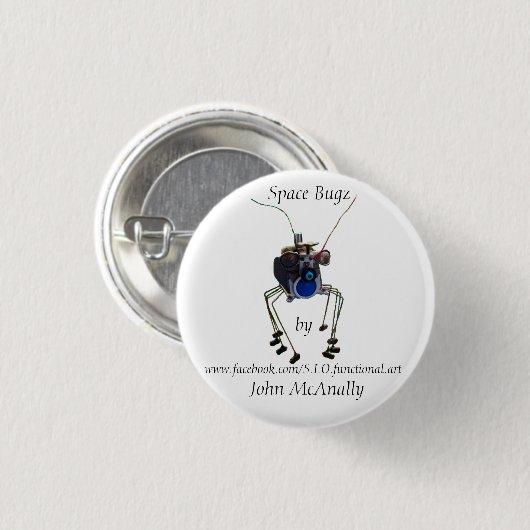 Space Bugz Button #1 (Voorkant /achterkant)