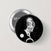 SPACE BUN RONDE BUTTON 5,7 CM (Voorkant /achterkant)