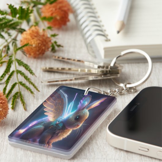 Space Bunny Sleutelhanger (Voorkant Rechts)
