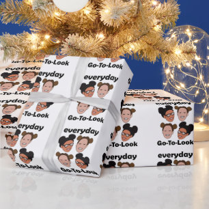 Space Buns Kapsel Dagelijkse Go-To-Look Mode Cadeaupapier