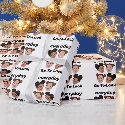 Space Buns Kapsel Dagelijkse Go-To-Look Mode Cadeaupapier (Feestdagen)