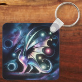 Space Butterfly Dragon Sleutelhanger (Achterkant)