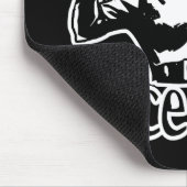 Space Cadet Black & White Muismat (Hoek)