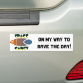 Space Cadet Bumpersticker (Op auto)