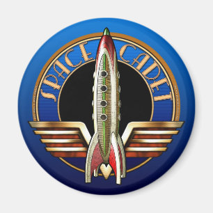 Space Cadet Round Magnet Magneet