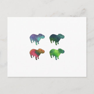 Space Capybaras Briefkaart