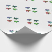 Space Capybaras Cadeaupapier (Hoek)