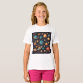 Space cartoon t-shirt (Voorkant volledig)