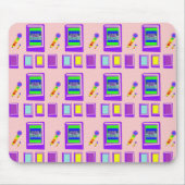 Space Castle Designer Mousepad Muismat (Voorkant)