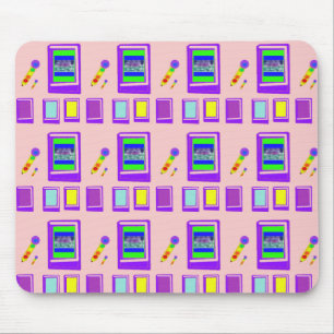 Space Castle Designer Mousepad Muismat
