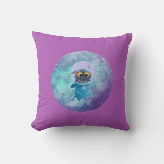 Space Cat accent kussen (Voorkant)