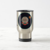 Space Cat Coffee Mug - Cosmic Kitty Astronaut Cup Reisbeker (Center)