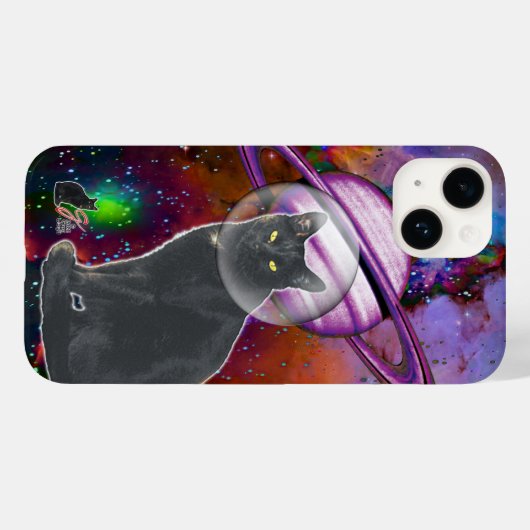 Space-Cat Cosmo Coque-Mate coque iphone (Verso (horizontal))