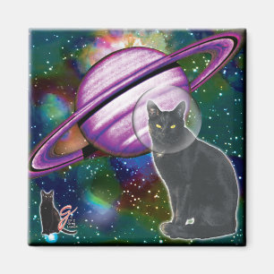 Space-Cat Cosmo Magnet Magneet