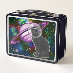Space-Cat Cosmo Metal Lunchbox