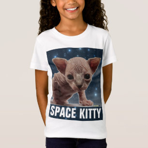 SPACE CAT Funny T-Shirts