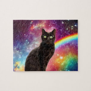 Space Cat Jigzaag Puzzle Legpuzzel