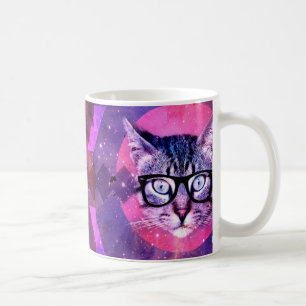 Space Cat Paarse Galaxy Trending 2016 Aangepast Koffiemok