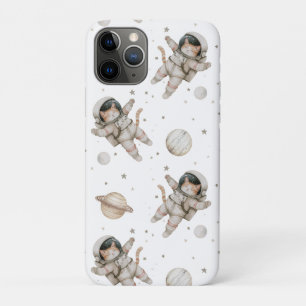 Space Cat patroon iPhone 11 Pro Hoesje