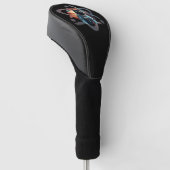 Space Cat Science Golfheadcover (Schuin)