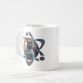 Space Cat Science Koffiemok (Voorkant links)