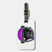 Space Chimp Bagagelabel (Voorkant verticaal)