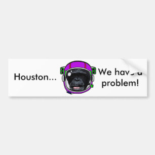 Space Chimp Bumpersticker