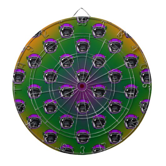 Space Chimp Dartbord (Voorkant)