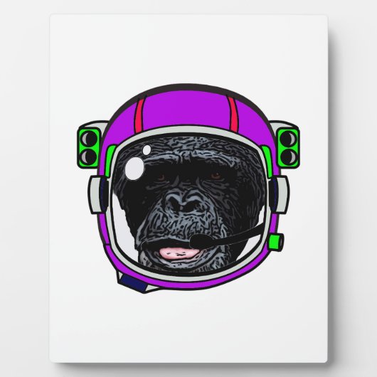 Space Chimp Fotoplaat (Voorkant)