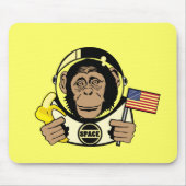 Space Chimp Mousepad Muismat (Voorkant)