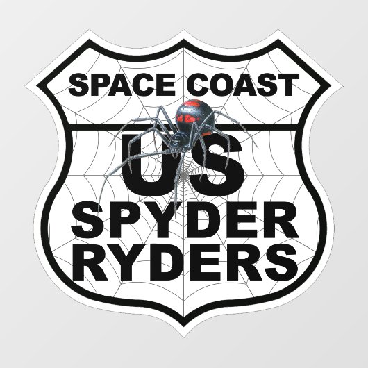 Space Coast Chapter - Sticker Hoofdstuk Logo (Vel)