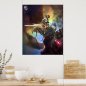 Space Cowboy Poster (Keuken)