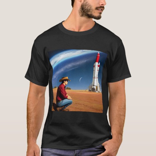 Space Cowboy T-shirt (Voorkant)