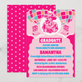 Space Cowgirl Graduation Party uitnodiging (Voorkant / Achterkant)