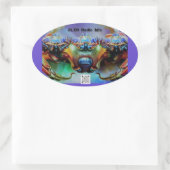 Space Crab 2 Sticker (Tas)