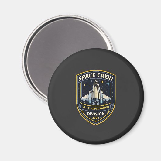 Space Crew Exploration Division Academy Magnet (Recto/Verso)