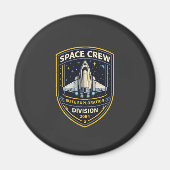 Space Crew Exploration Division Academy Magnet (Devant)