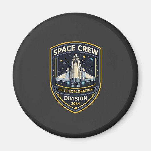 Space Crew Exploration Division Academy Magnet (Devant)
