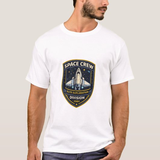 Space Crew Exploration Division Men T-Shirt (Devant)