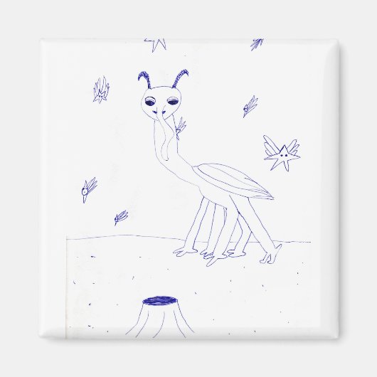 Space Critter magnet Magneet (Voorkant)