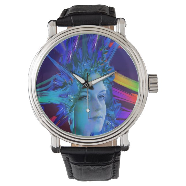 Space Crystal Horloge (Voorkant)