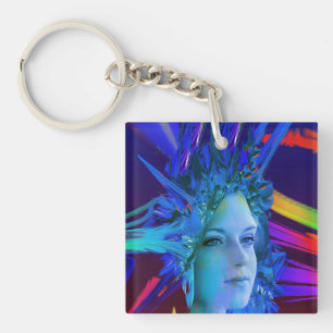 Space Crystal Sleutelhanger