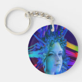 Space Crystal Sleutelhanger (Voorkant)