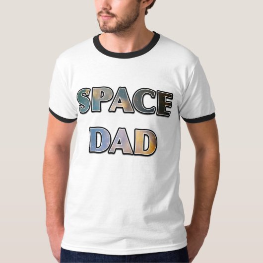 SPACE DAD Nebula Design T-shirt (Voorkant)