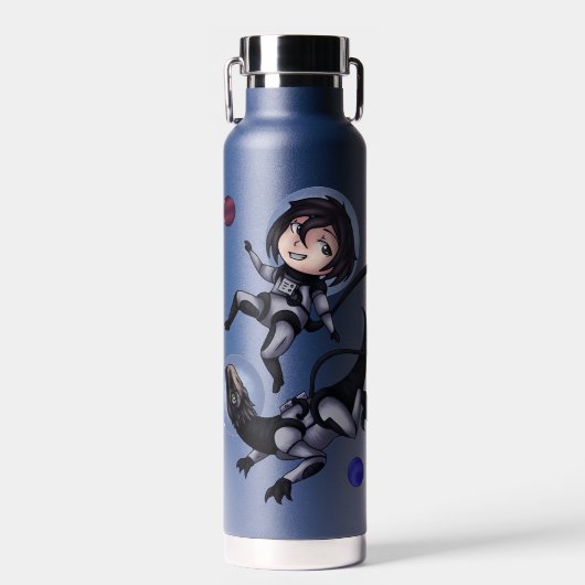 Space Dinosaur Waterfles (Voorkant)