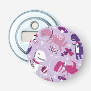 Space Dinosaurs, Cute Dinosaurs, Stars, Space Ship Button Flesopener