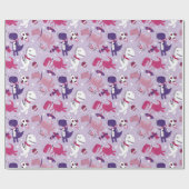 Space Dinosaurs, Cute Dinosaurs, Stars, Space Ship Cadeaupapier (Vlak)