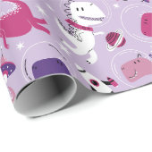 Space Dinosaurs, Cute Dinosaurs, Stars, Space Ship Cadeaupapier (Rol Hoek)