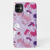 Space Dinosaurs, Cute Dinosaurs, Stars, Space Ship Case-Mate iPhone Case (Achterkant)